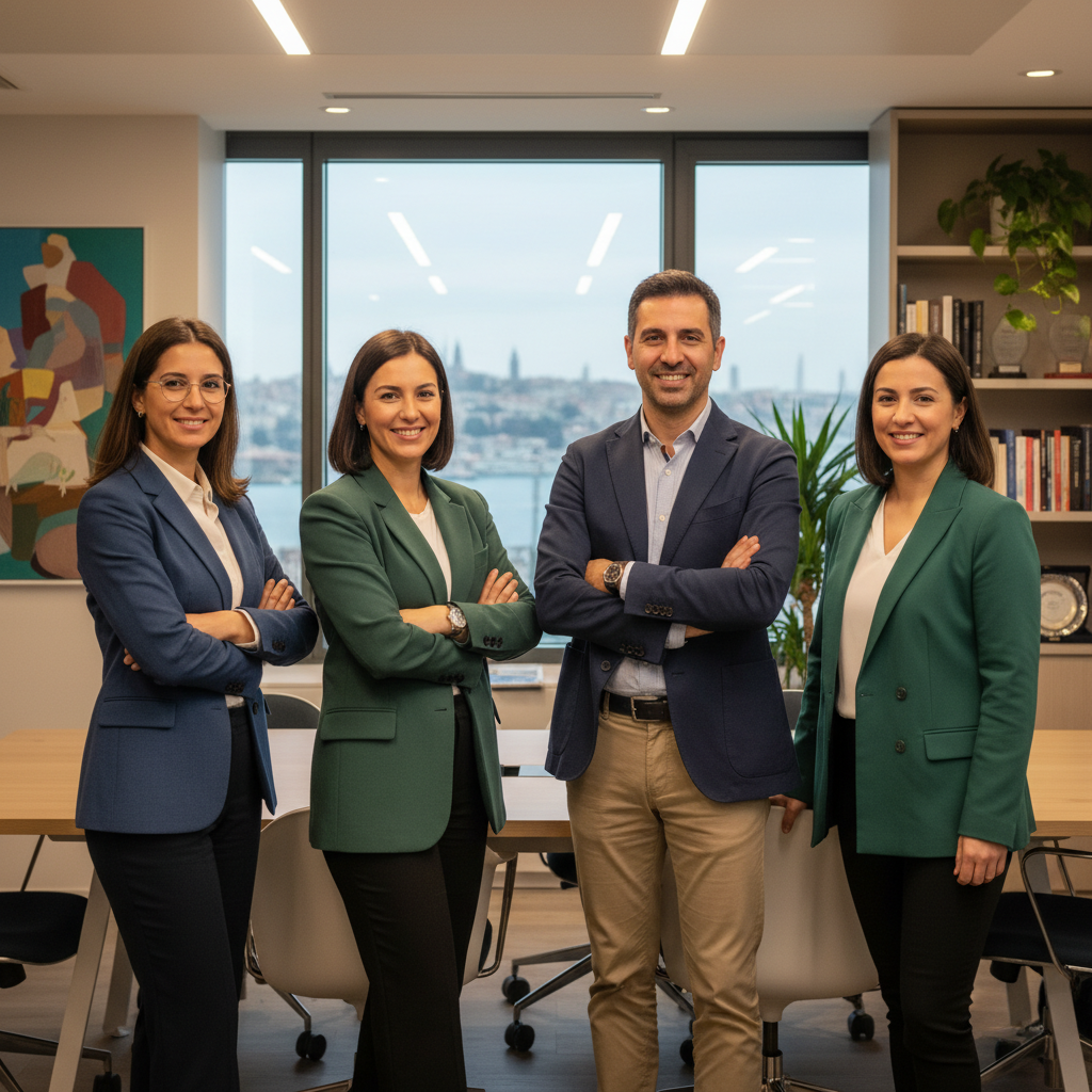 GrowNestHub ekip üyeleri ofiste birlikte çalışıyor